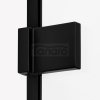 New Trendy Kabina prysznicowa przyścienna AVEXA BLACK 80x70x200 EXK-2595/EXK-2625